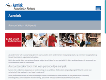 Tablet Screenshot of aarnink-aa.nl